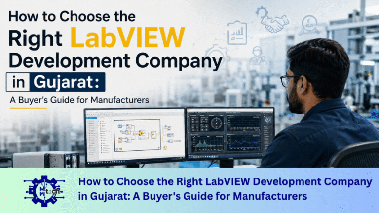 LabVIEW development company in Gujarat helping manufacturers with industrial automation solutions