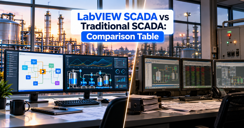 What is LabVIEW software: graphical programming used to build a SCADA system