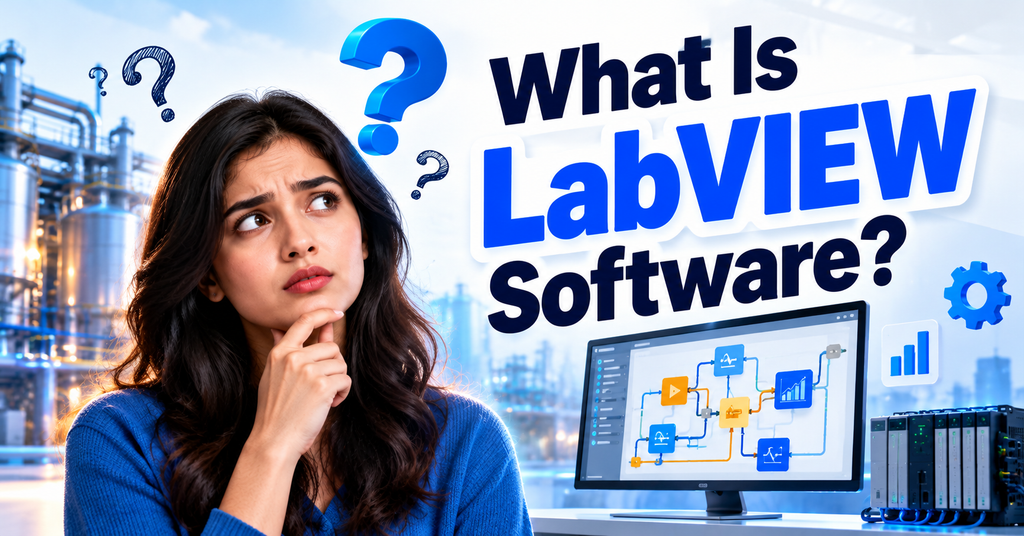 What is LabVIEW software: graphical programming used to build a SCADA system